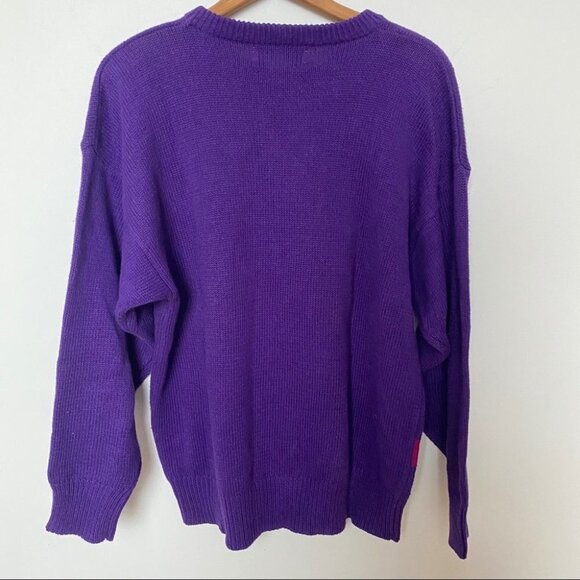 VTG Funky Western knit Sweater with Tassels - Picture 4 of 7